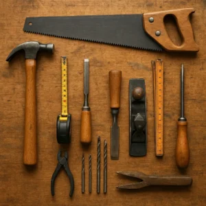 ابزارهای مورد نیاز برای کارگاه نجاری